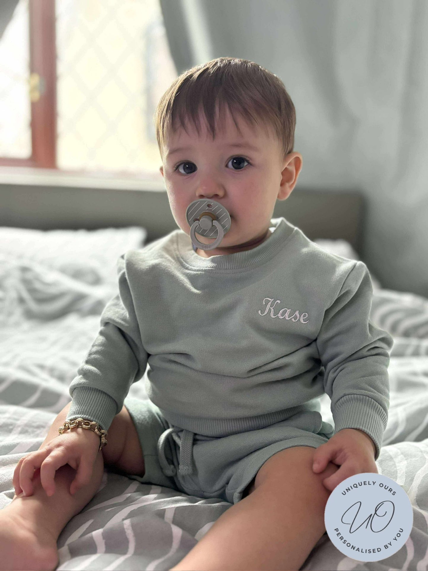 Personalised Sweater And Shorts Set