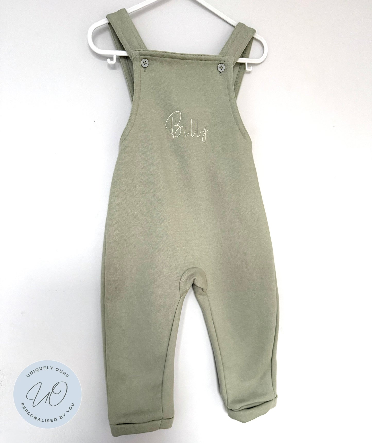 Personalised Fleece-Lined Dungarees