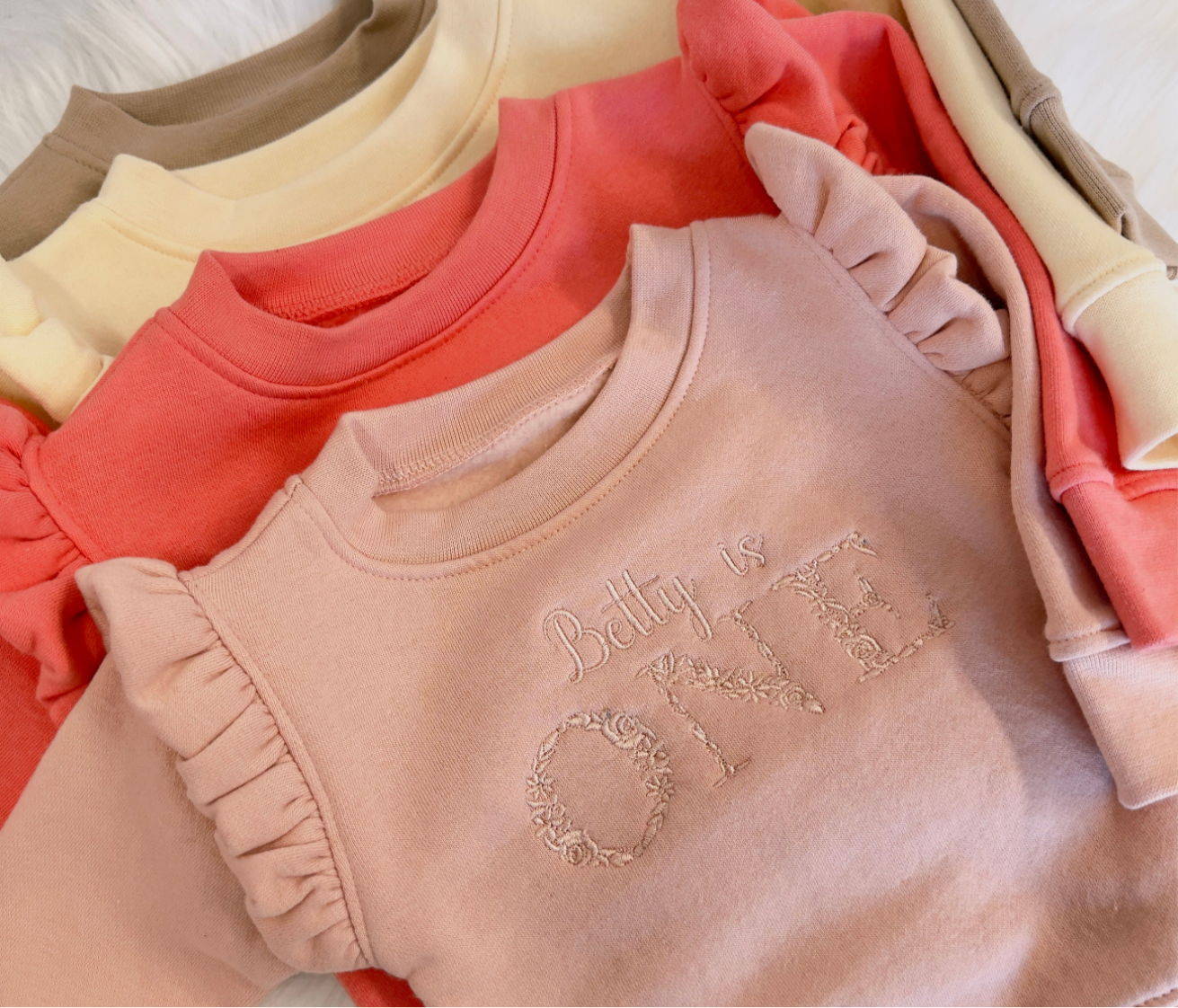 Personalised Frilly Jumper