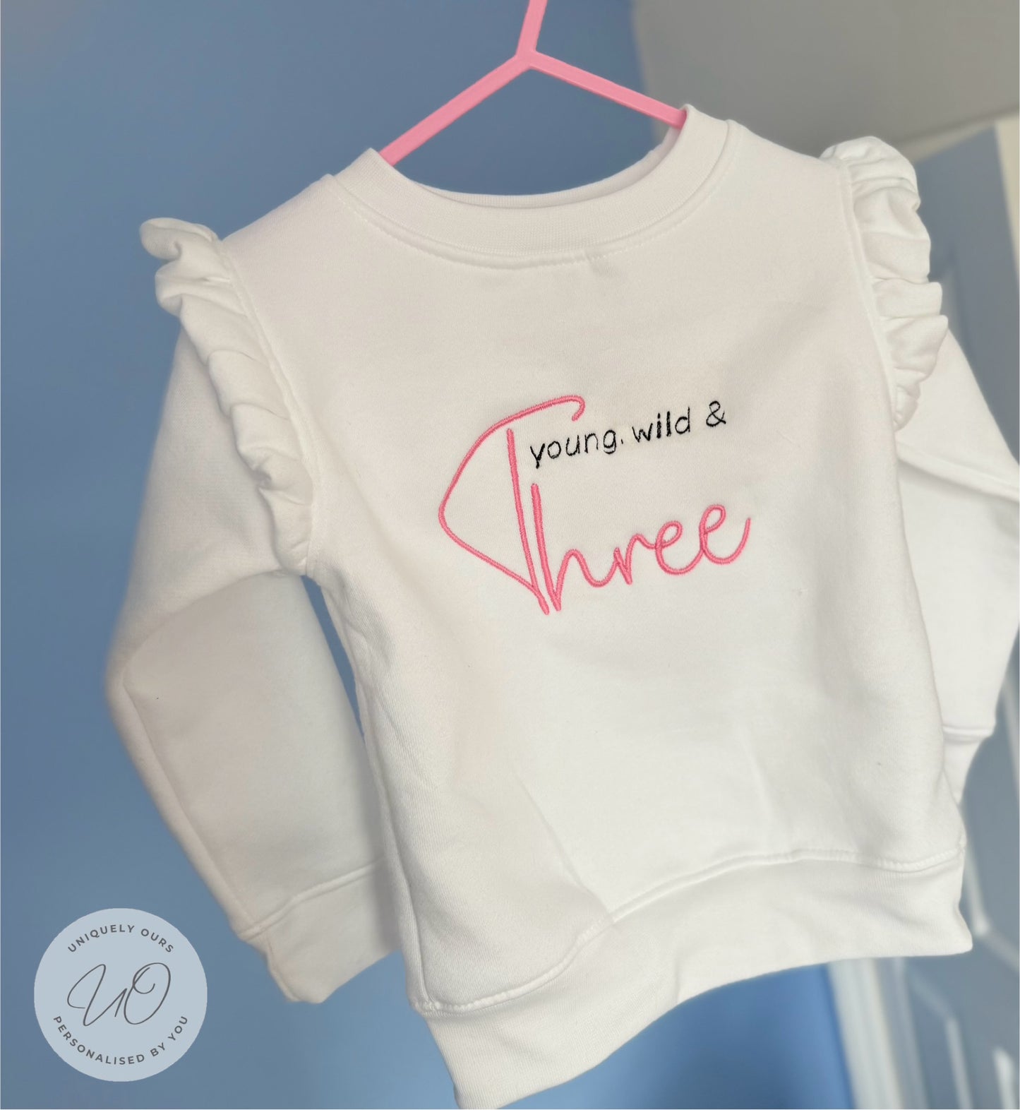 Personalised Frilly Jumper